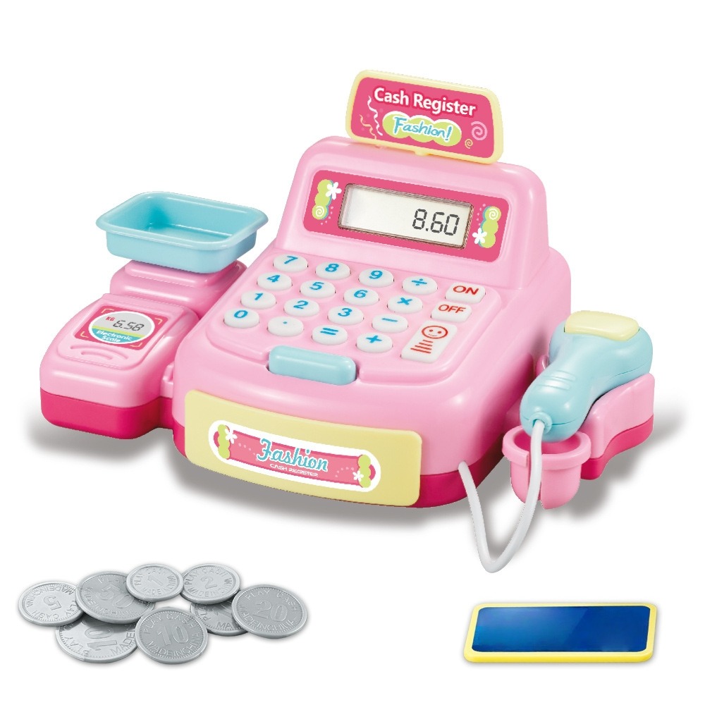 Toy Cash Register - Simulation Role Play Shopping Interactive Sound