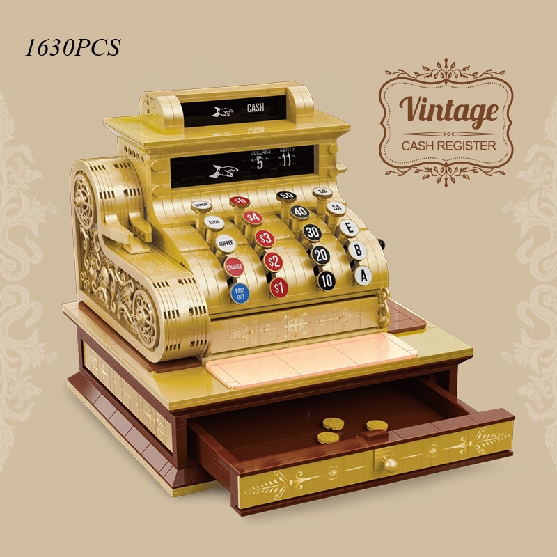 Toy Cash Register - Creative Classic Vintage Retro Cash Register