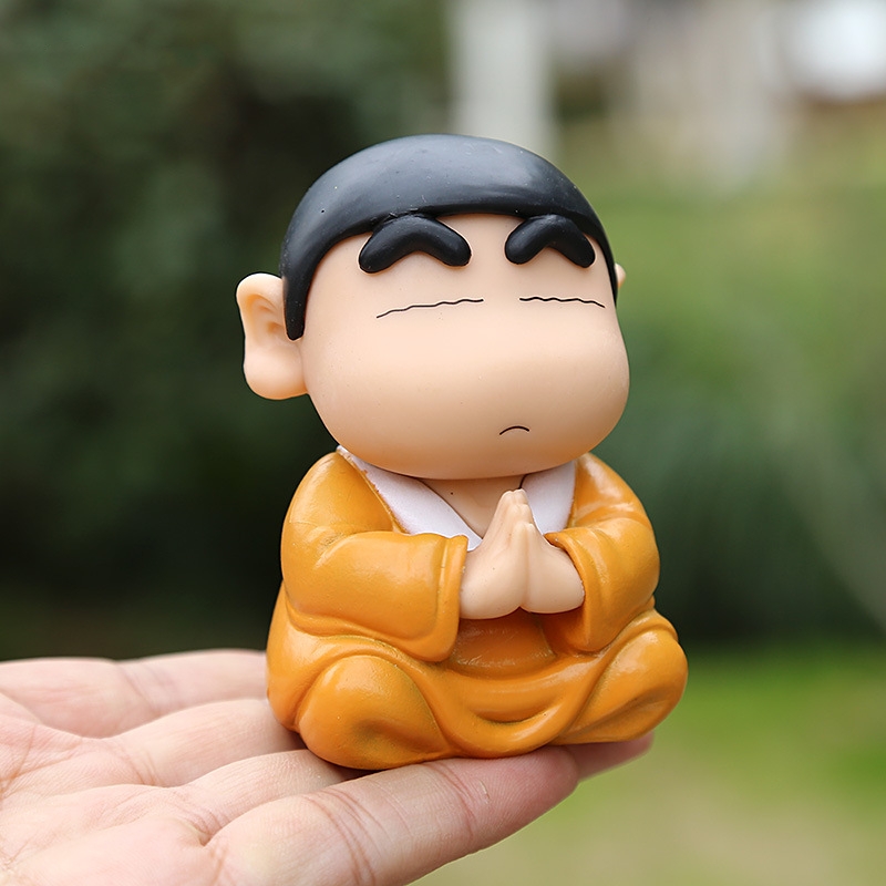 Kids Toys Latest - 8cm Crayon Shin Chan Cos Buddha