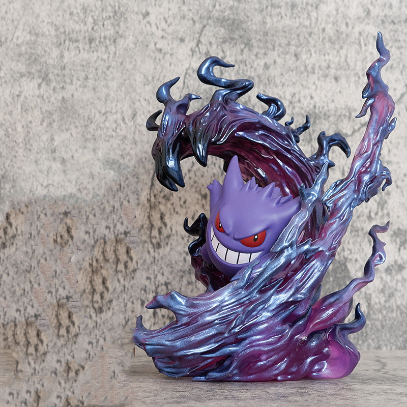 Kids Toys Japan - 19cm Anime Pokemon Gengar Battle Ver.