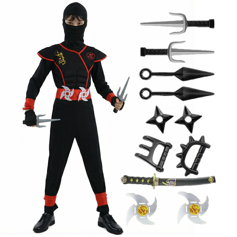 Black and Blue Ninja Costume f - Kids Toys Japan review and price