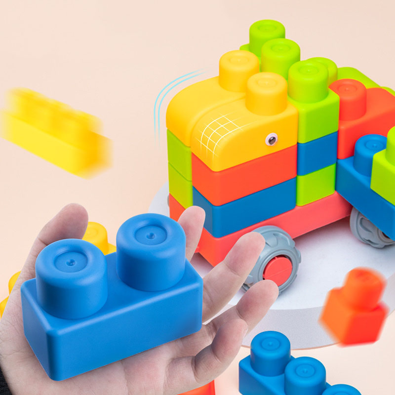 DIY Baby Soft Rubber Big Parti - Kids Toys Lego review and price