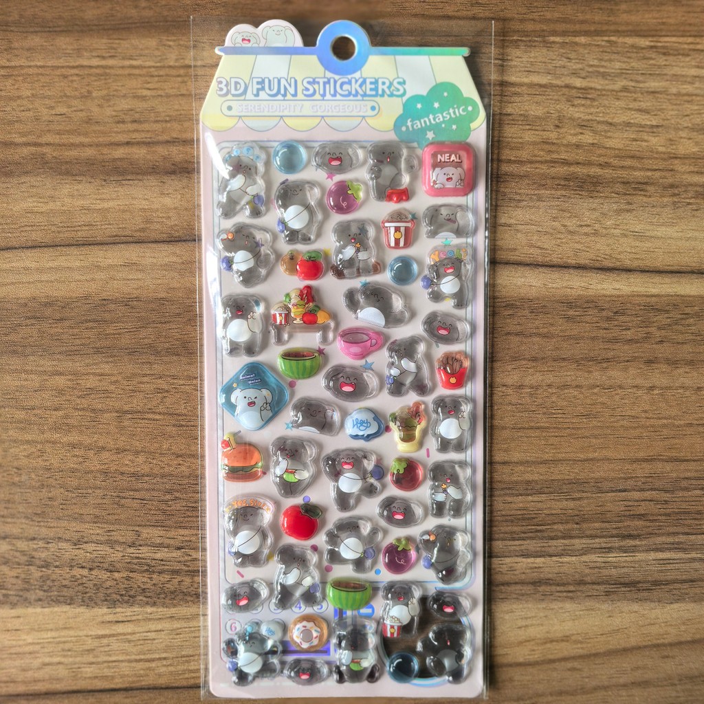 4Pcs 3D Embossed Crystal Anima - Kids Toys Stores review and price
