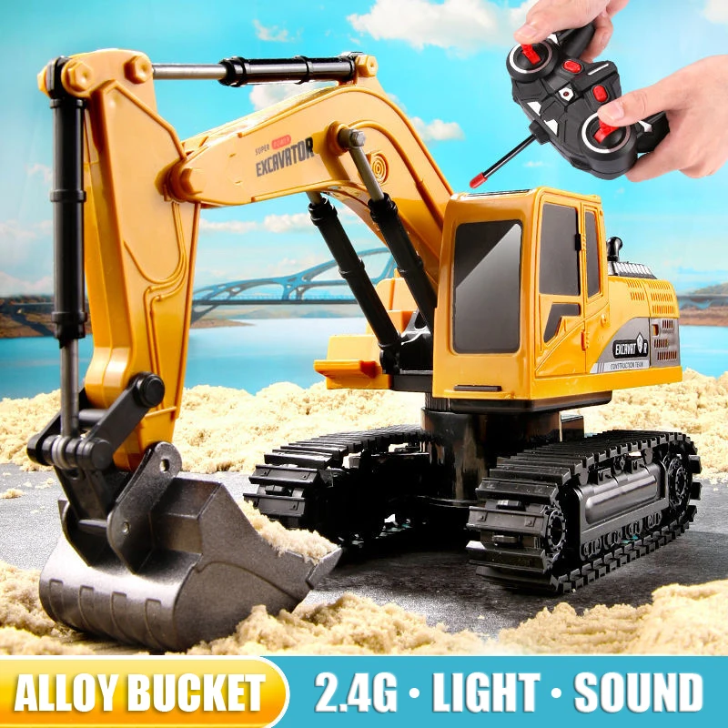 RC Excavator 2.4Ghz 6 Channel  - Kids Toys Channel review and price