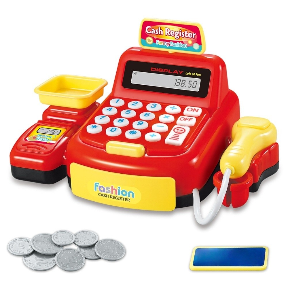 Simulation Role Play Shopping  - Toy Cash Register review and price