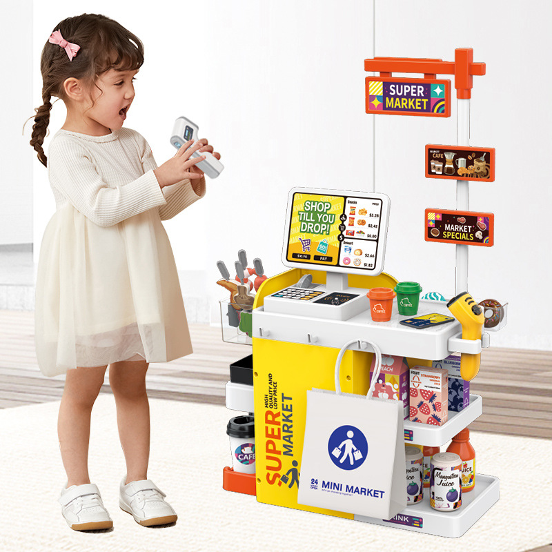 Kids Mini Supermarket Checkout - Toy Cash Register review and price
