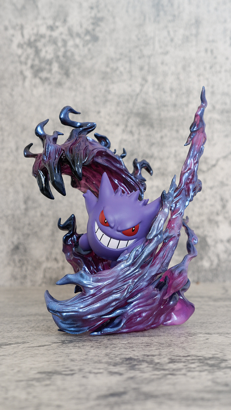 19cm Anime Pokemon Gengar Batt - Kids Toys Japan review and price