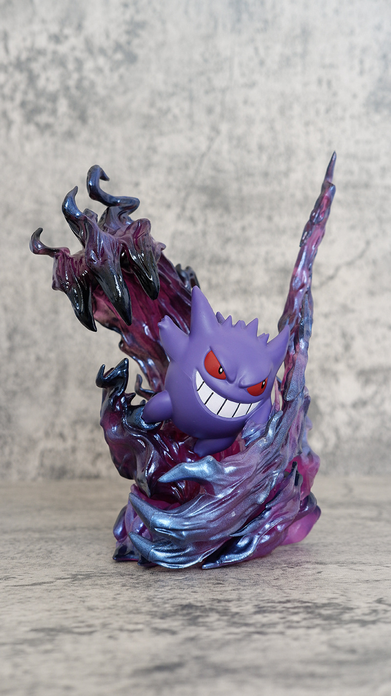 19cm Anime Pokemon Gengar Batt - Kids Toys Japan review and price