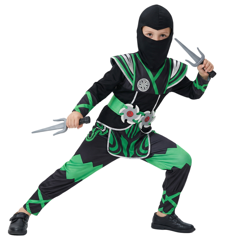 Green Ninja Costume for Kids w - Kids Toys Japan review and price