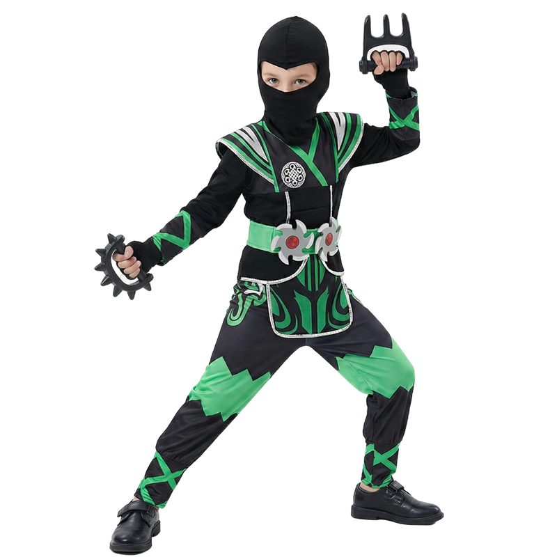 Green Ninja Costume for Kids w - Kids Toys Japan review and price