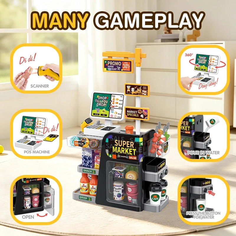 Simulation Mini Scanning Cash  - Toy Cash Register review and price