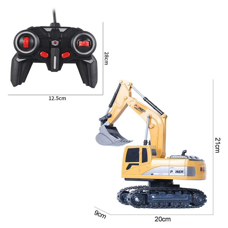 RC Excavator 2.4Ghz 6 Channel  - Kids Toys Channel review and price