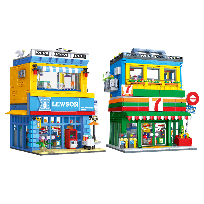 1263+PCS Street Scene Convenie - Kids Toys Stores review and price