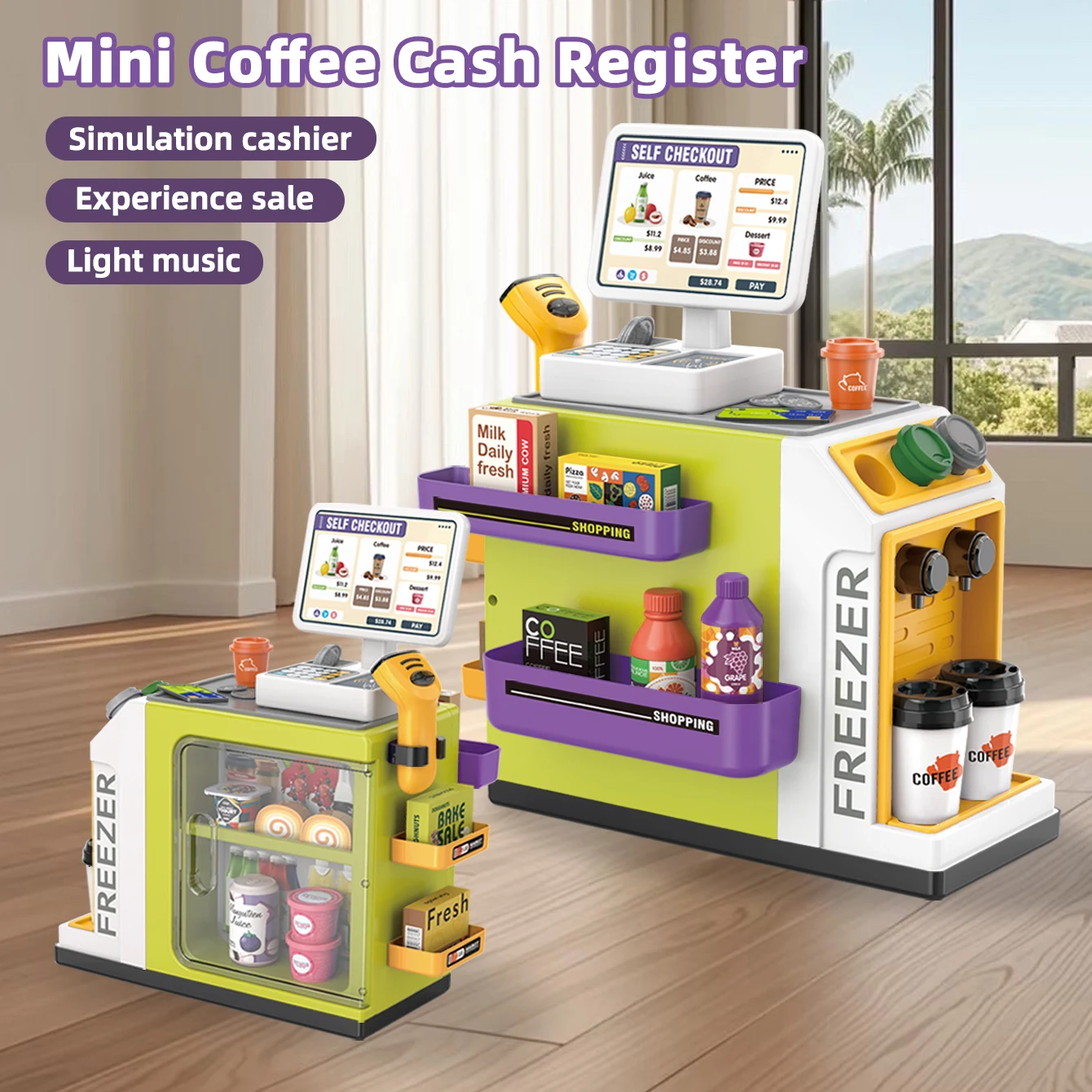 Mini Supermarket Cash Register - Toy Cash Register review and price