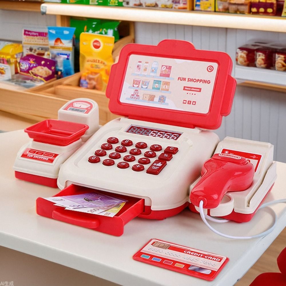 Puzzle Simulation Supermarket  - Toy Cash Register review and price