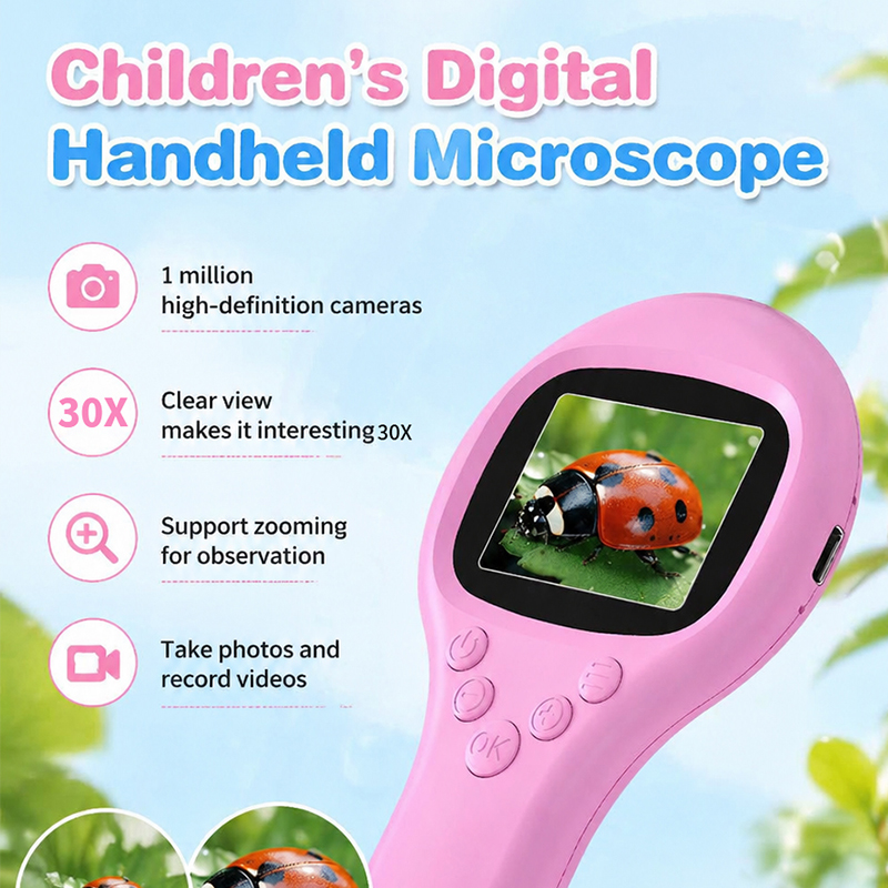 Handheld HD Digital Microscope - Microscope Kids Science review and price