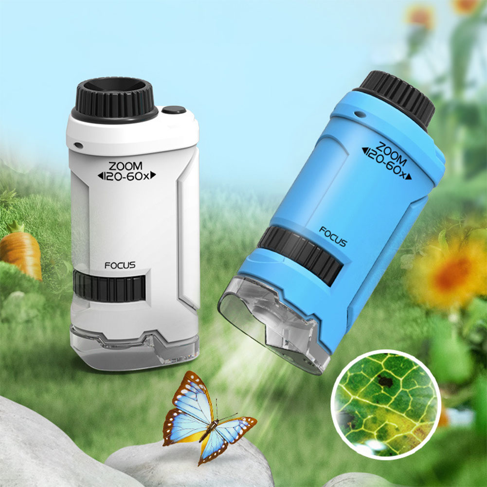 New 60x-120x Handheld Microsco - Microscope Kids Science review and price