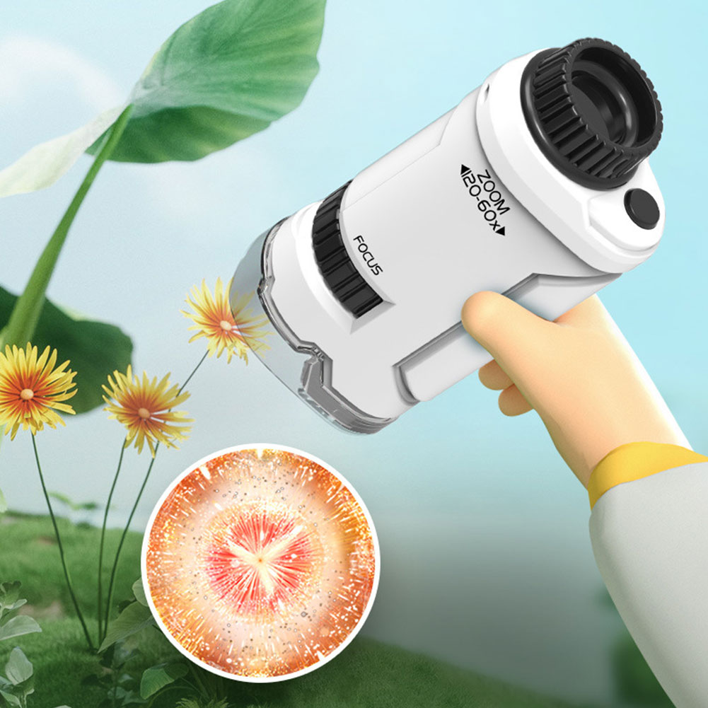 New 60x-120x Handheld Microsco - Microscope Kids Science review and price