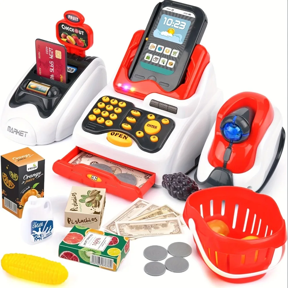 33PCS Toy Cash Register for Ki - Toy Cash Register review and price